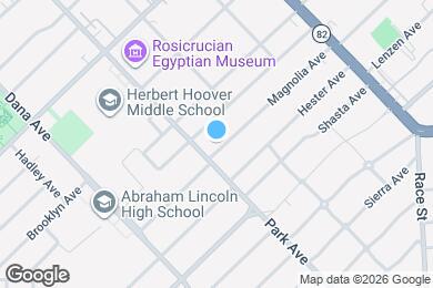 Map image of the property - 1375 Magnolia Ave