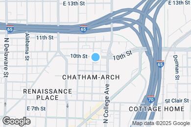 Map image of the property - 919 Broadway St