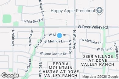 Map image of the property - 9166 W Melinda Ln