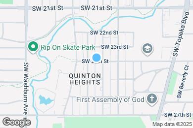 Map image of the property - 1109 SW 24th St