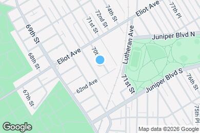 Map image of the property - 6154 70th St