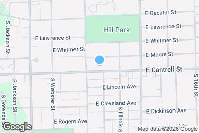 Map image of the property - 956 E Cantrell St