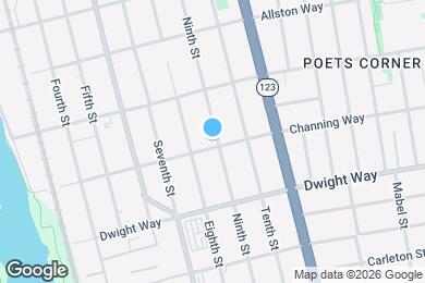 Map image of the property - 949 Channing Way