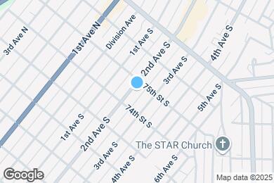 Map image of the property - 7423 2nd Ave S