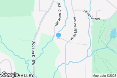 Map image of the property - 1593 Mill Acres Dr SW