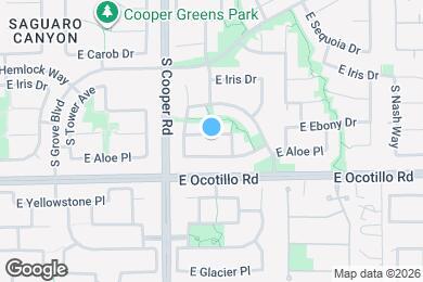 Map image of the property - 2125 E Ebony Dr