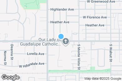 Map image of the property - 841 W La Habra Blvd