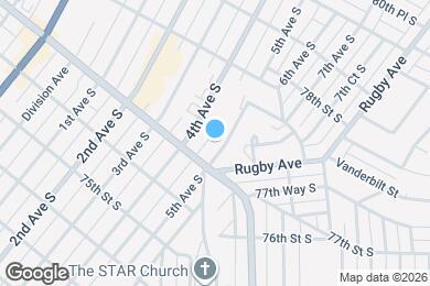 Map image of the property - 7720 5th Ave S