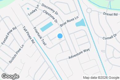 Map image of the property - 1110 Friartuck Trail