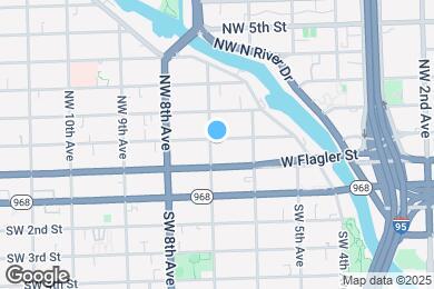 Map image of the property - East River Living  Elevated in Little Havana.