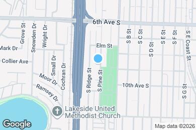 Map image of the property - 727 S Pine St