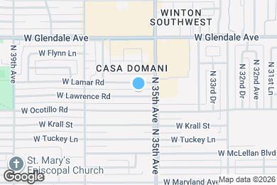 Map image of the property - 3520 W Lawrence Rd