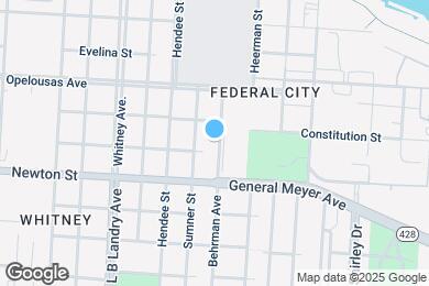 Map image of the property - 839 Behrman Ave