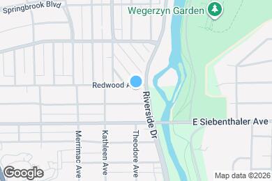 Map image of the property - 638 Redwood Ave