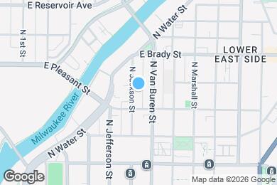 Map image of the property - 1626 N Jackson St