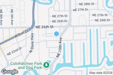 Map image of the property - 1456 NE 24th Ct