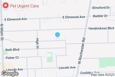 Map image of the property - 551 E Baker Ave