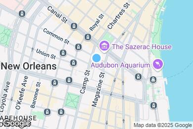 Map image of the property - 201 Magazine St