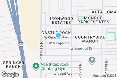Map image of the property - 8943 W Cinnabar Ave