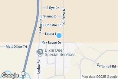 Map image of the property - 221 Rex Layne Dr