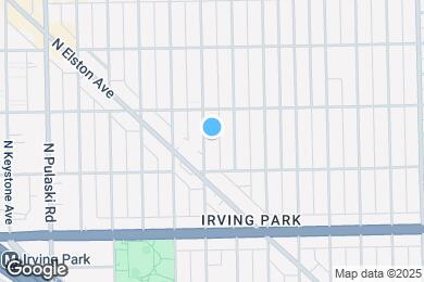 Map image of the property - 4129 N Ridgeway Ave