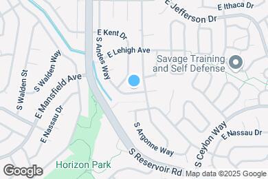 Map image of the property - 3876 S Andes Way