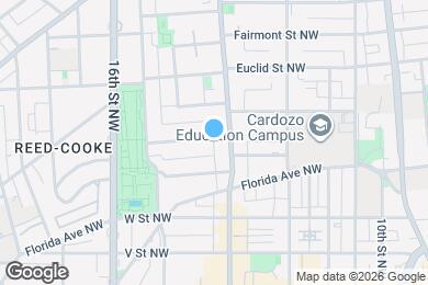 Map image of the property - 1420 Chapin St NW