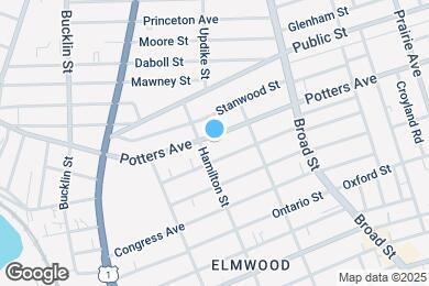 Map image of the property - 412 Potters Ave
