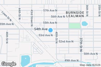 Map image of the property - 4041 53rd Ave N