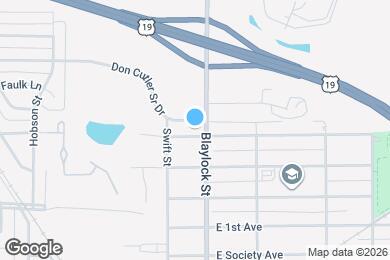 Map image of the property - 1109 E 4th Ave