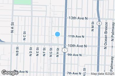 Map image of the property - 1027 N H St