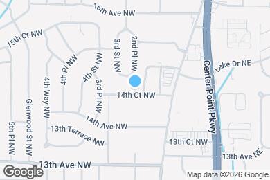 Map image of the property - 204 14th Ct NW