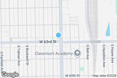 Map image of the property - 6248 S Western Ave