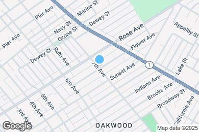 Map image of the property - 701 Flower Ave