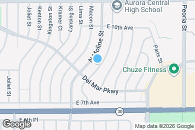Map image of the property - 861 Newark St