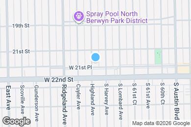Map image of the property - 2127 Highland Ave