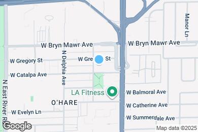 Map image of the property - 8453 W Gregory St