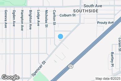 Map image of the property - 708 Spencer St
