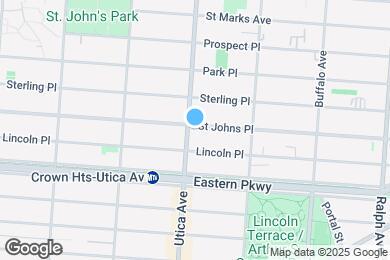 Map image of the property - BRAND NEW CONSTRUCTED  MODERN  1 BEDROOM w/ LARGE BALCONY /PRIME CROWN HEIGHTS