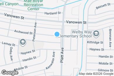 Map image of the property - 23714 Archwood St