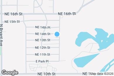 Map image of the property - 3345 NE 13th St