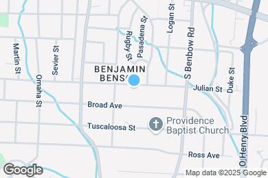Map image of the property - 1000 Julian St