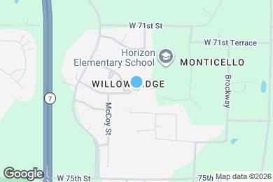 Map image of the property - 22521 W 72nd Ter