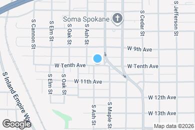 Map image of the property - 1612 W Tenth Ave