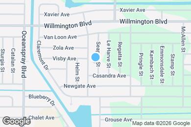 Map image of the property - 6193 Seaport St