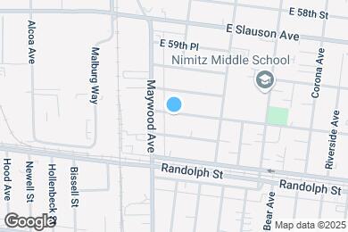 Map image of the property - 3530 E 61st St