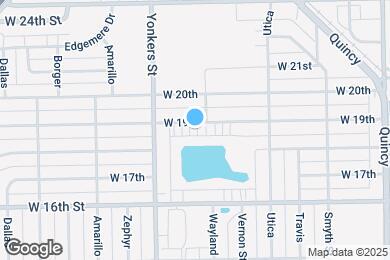 Map image of the property - 2405 W 19th