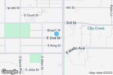 Map image of the property - 276 E 2nd St