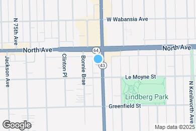 Map image of the property - 1518 N Harlem Ave