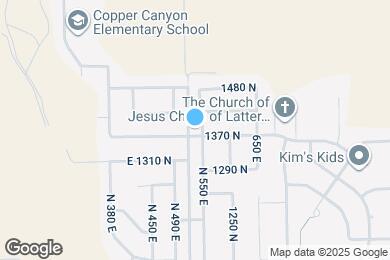 Map image of the property - 1381 N 550 E